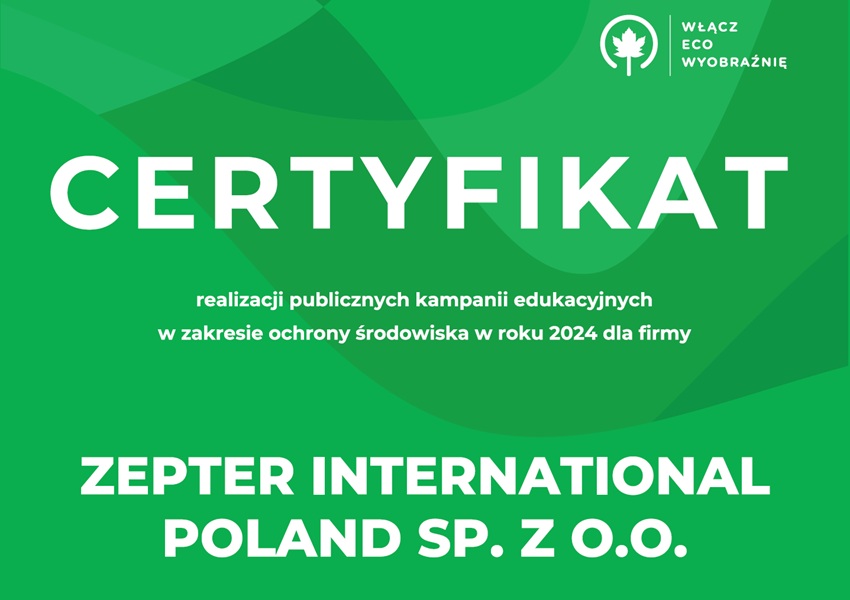 Zepter wspiera edukację ekologiczną w ramach kampanii Grupy Biosystem "Włącz Eco Wyobraźnię". Zepter wspiera edukację ekologiczną w ramach kampanii Grupy Biosystem "Włącz Eco Wyobraźnię".